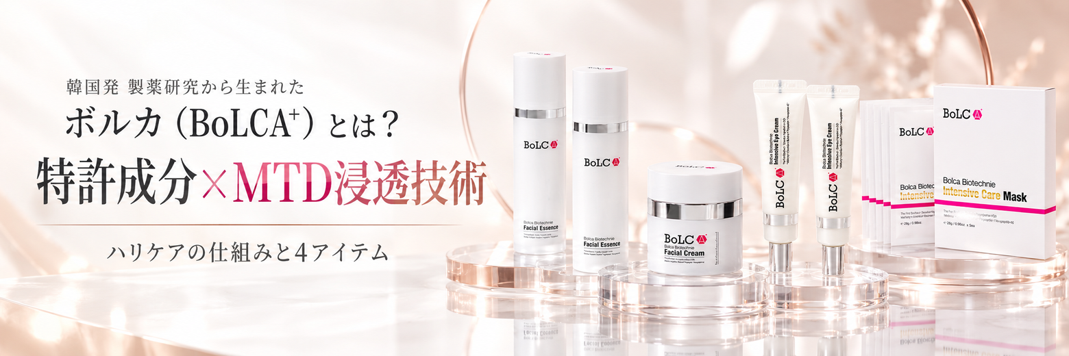 ボルカ（BoLCA+）とは？特許取得のボツリヌストキシン由来成分とMTD浸透技術で叶えるハリケアの仕組み